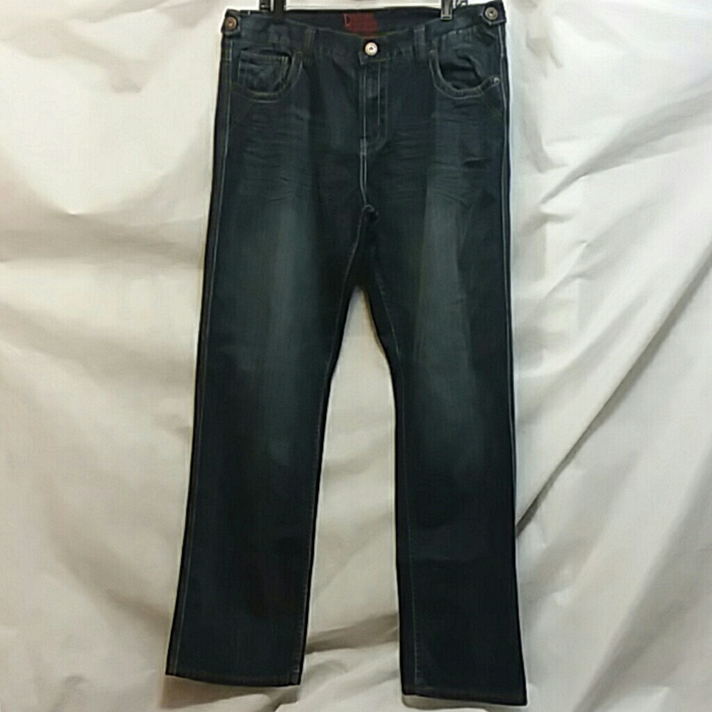 Do Denim Mens 38 Blue Jeans Straight